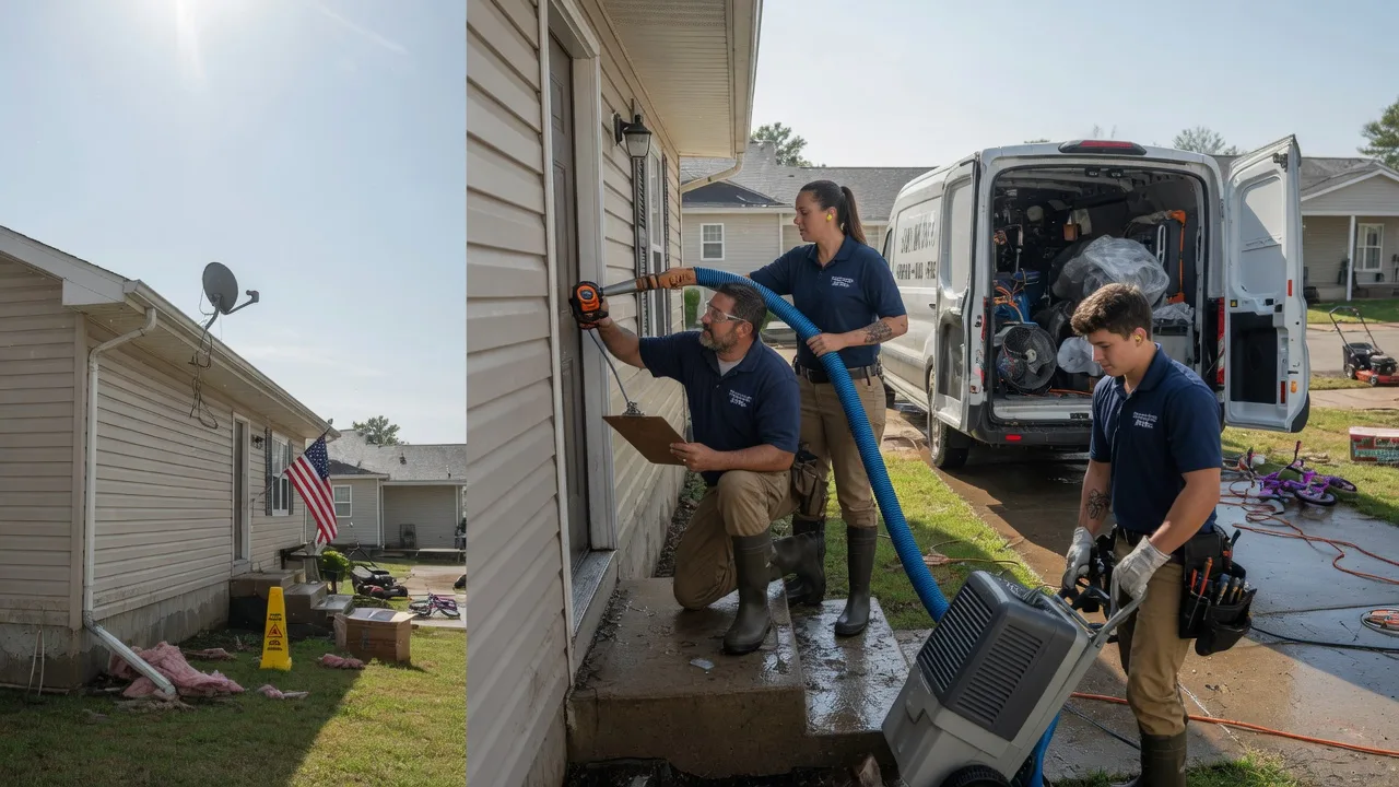 Ceiling Water Damage Restoration in Pettibone, ND near me